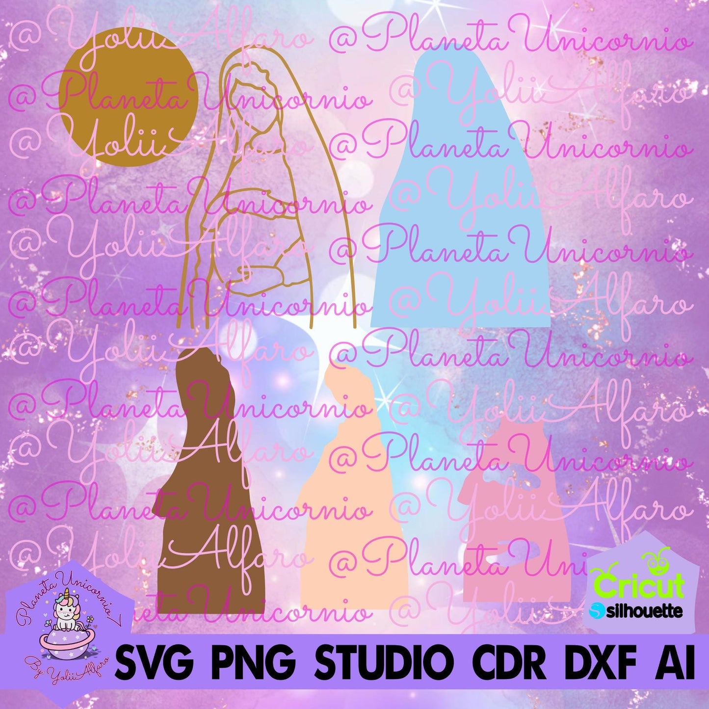 Virgen Maria pregnant, nuestra señora de la dulce espera, dulce espera, embarazada, embarazo, Virgen Santa, incluye diferentes formatos.