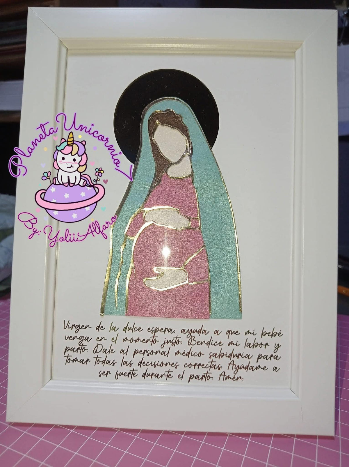Virgen Maria pregnant, nuestra señora de la dulce espera, dulce espera, embarazada, embarazo, Virgen Santa, incluye diferentes formatos.