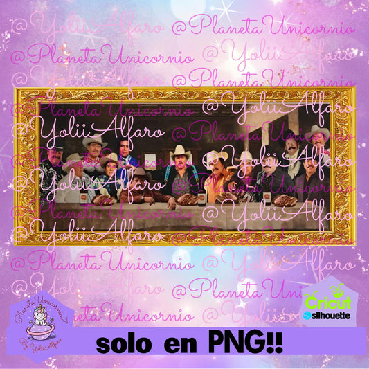 Cantantes norteños, la ultima cena norteña, la ultima peda, la ultima cena cantantes norteños, cantantes discípulos, solo en PNG!! No es HD!