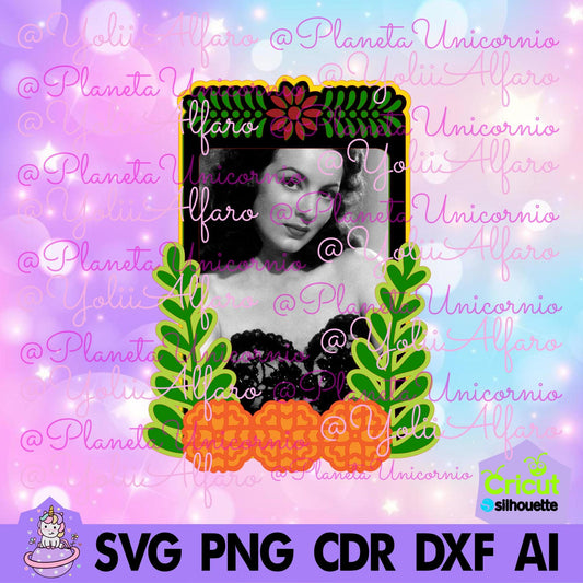 Day of the Dead picture frame MOD 2, deceased, niche