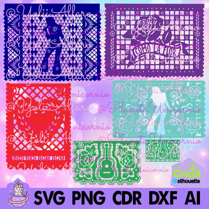 Papel picado Selena Q. como la flor, Selena Quintanilla