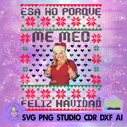 Jenni Rivera esa no, ugly sweater parrandera, parrandera, rebelde y atrevida, cantantes norteños, la ultima peda, navidad, sueter Jenni