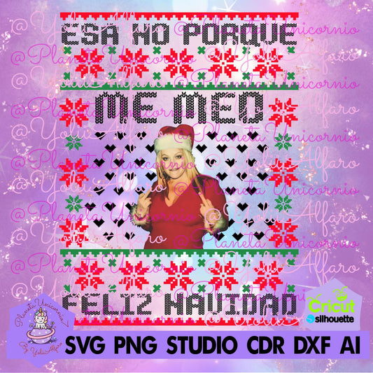 Jenni Rivera esa no, ugly sweater parrandera, parrandera, rebelde y atrevida, cantantes norteños, la ultima peda, navidad, sueter Jenni