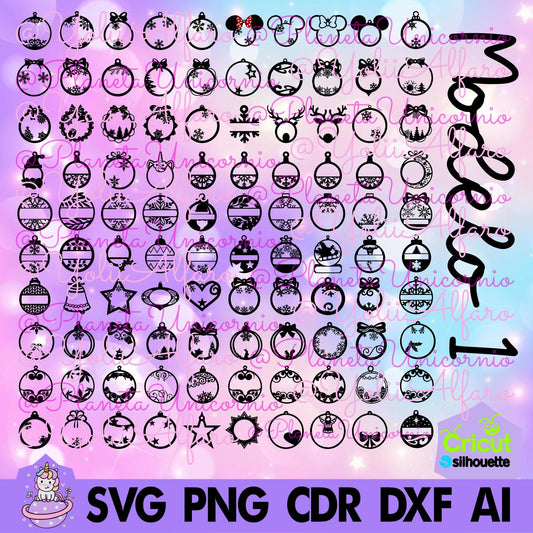 Esferas shaker, esferas, navidad, bambalinas, copos de nieve, esfera. Modelo 1. Incluye diferentes formatos.