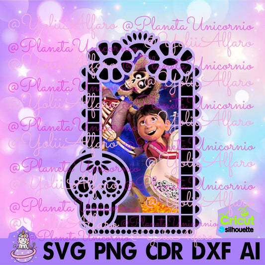 Photo frame for the deceased Mod 2, photo frame, Day of the Dead, deceased, faithful departed