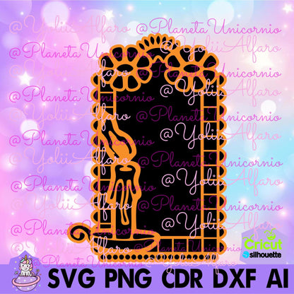 Deceased photo frame Mod 4, photo frame, Day of the Dead, deceased, faithful departed, niche